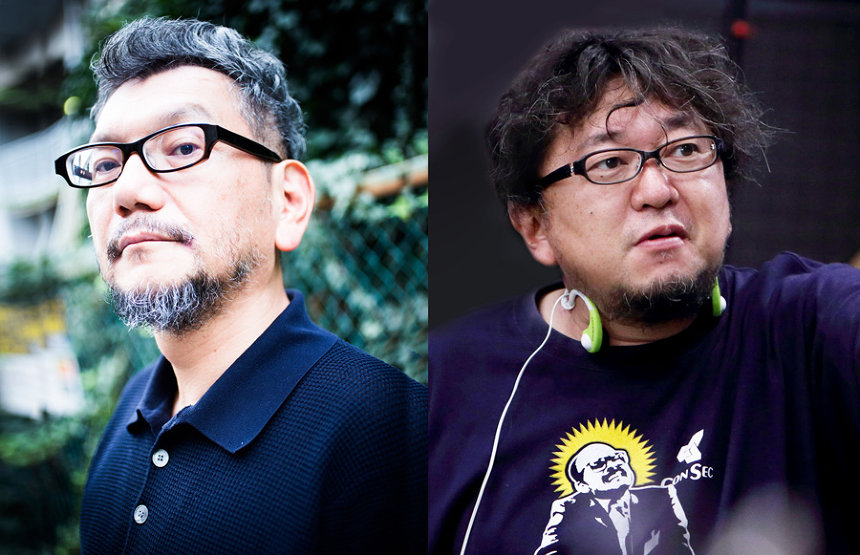 左:庵野秀明,右:樋口真嗣